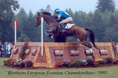 Ismene au cross des Championnats d\'Europe de BLenheim en 2005